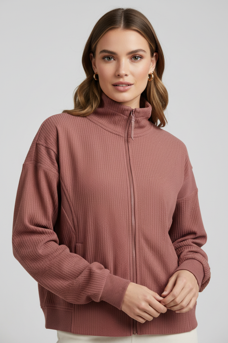 Knit Track Top