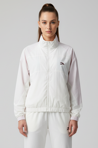 Woven Track Top
